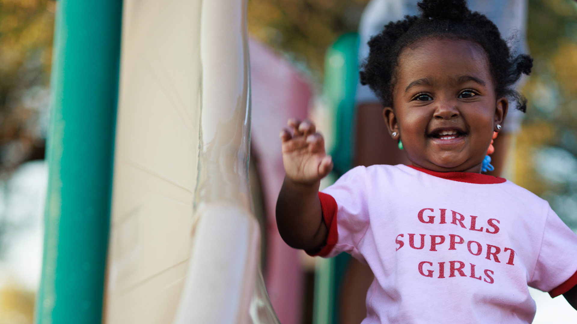 A child smiling at Citychurch Amarillo
